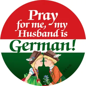 Magnet Button German Husband