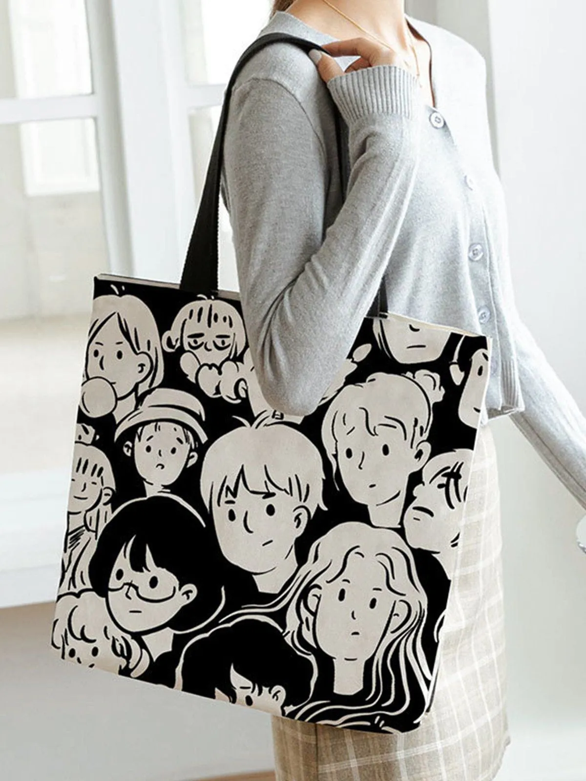 Majesda® - Cartoon Character Print Bag