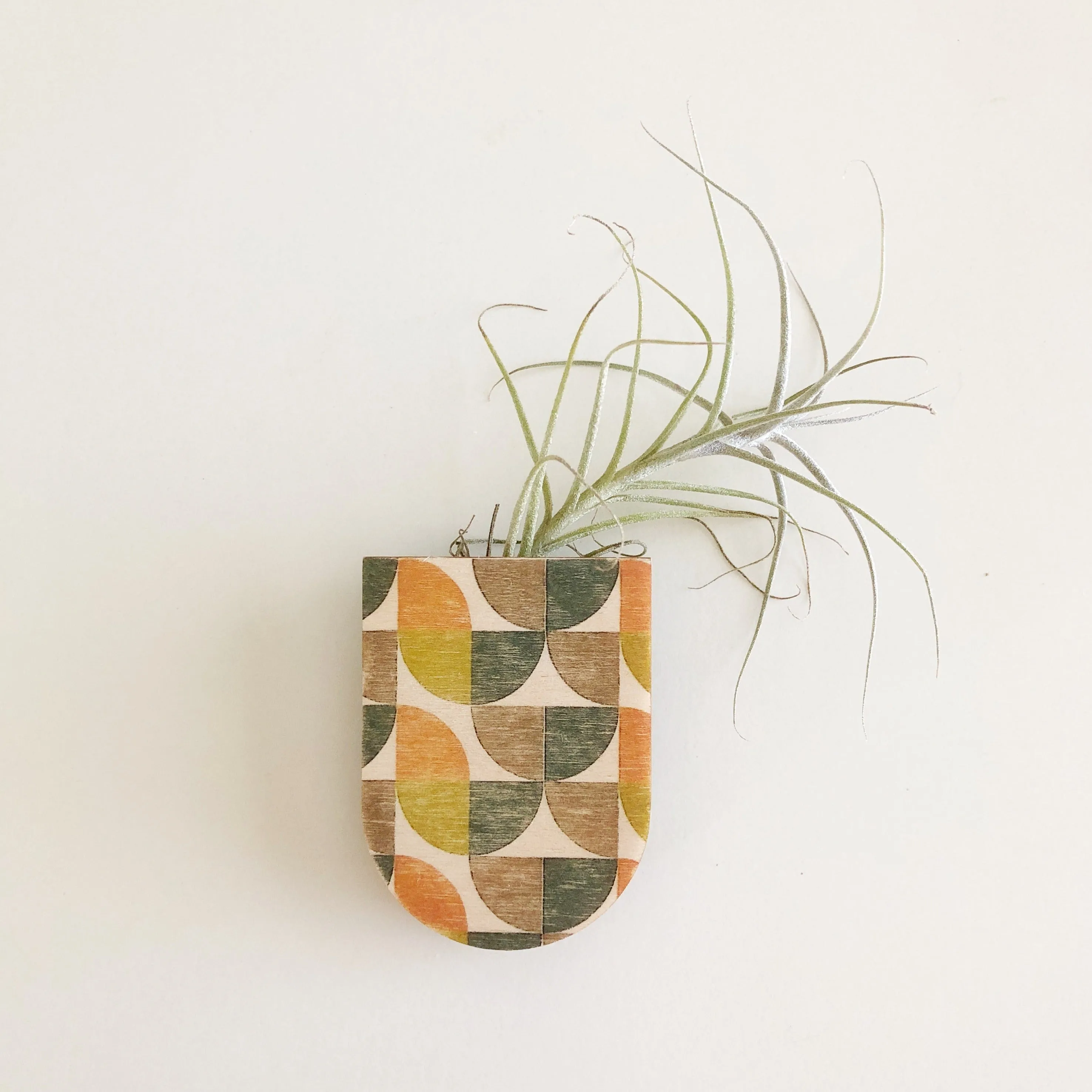 Mini Magnetic Planter Pot - Geometric