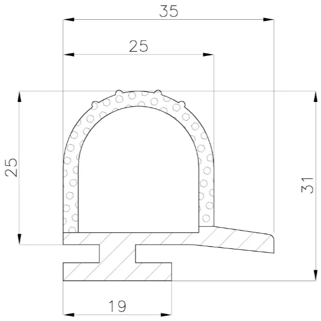 MTH Coldroom Door Gasket - Large