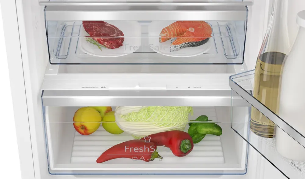 Neff N50 built-in fridge-freezer with freezer at bottom 193.5 x 55.8 cm flat hinge | KI7962FD0