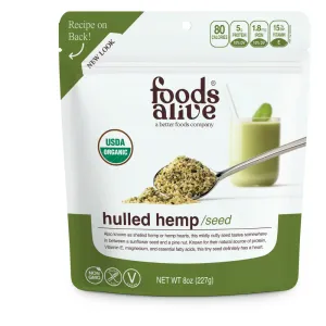 Organic Hulled Hemp Seed