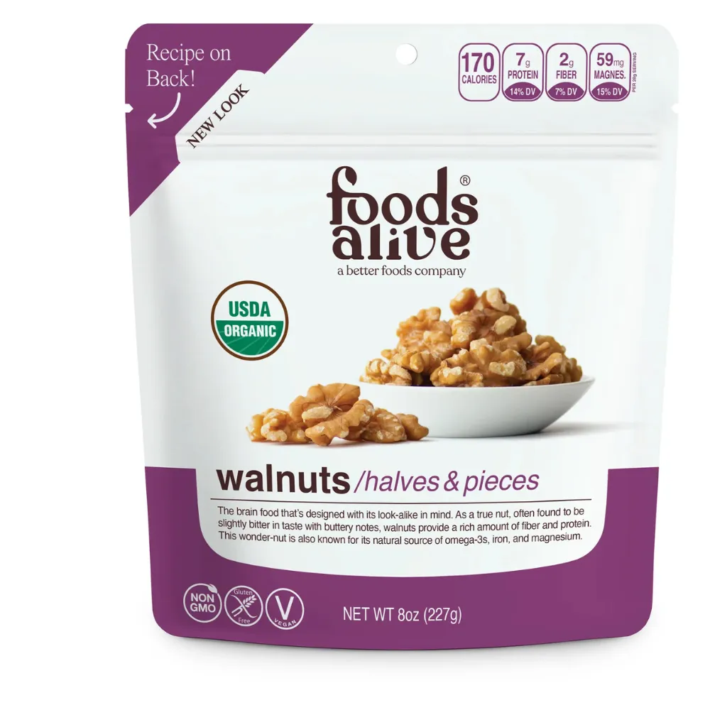 Organic Walnuts (Halves & Pieces)