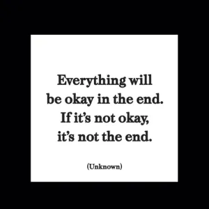 Quotable Magnet - Everything Will Be Ok