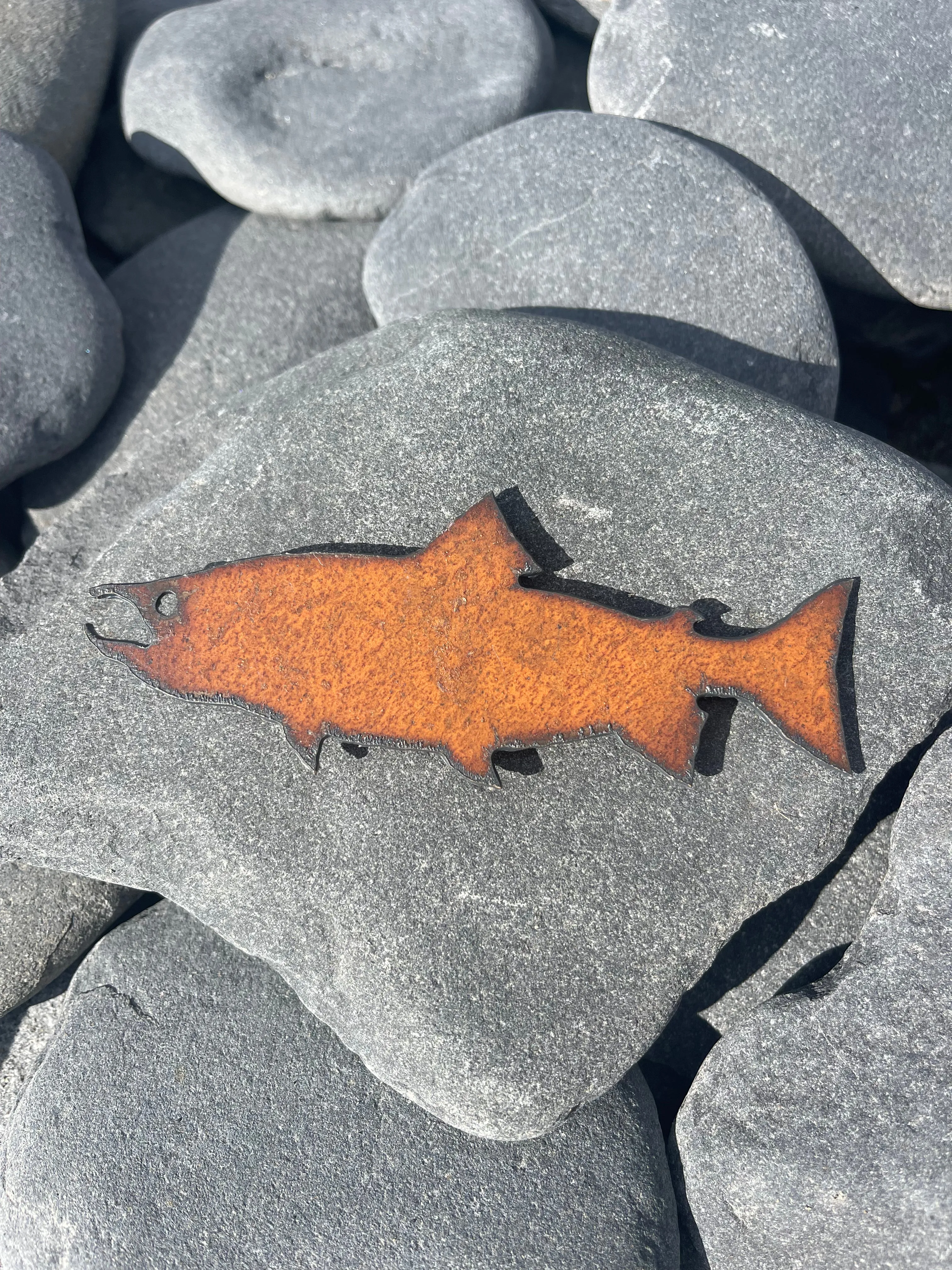 Salmon Iron Magnet. $12.00