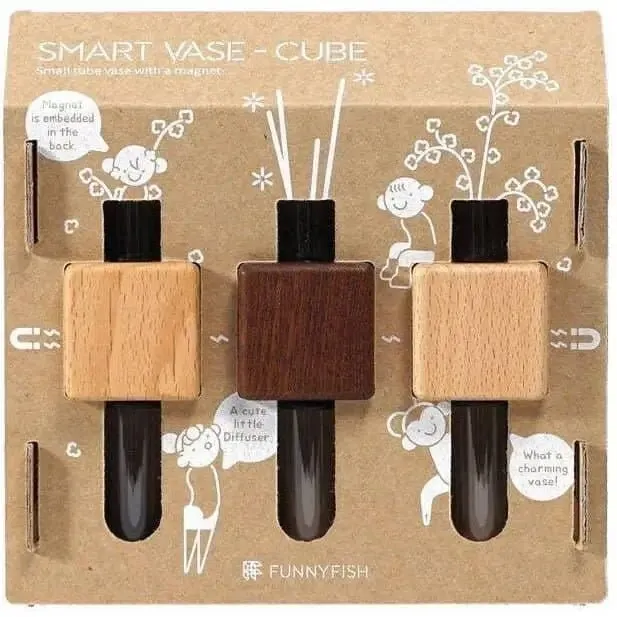 Smart Magnet Vase - Cubes (Mixed, set of 3)