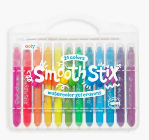 Smooth Stix Watercolor Gel Crayons (Set of 24)