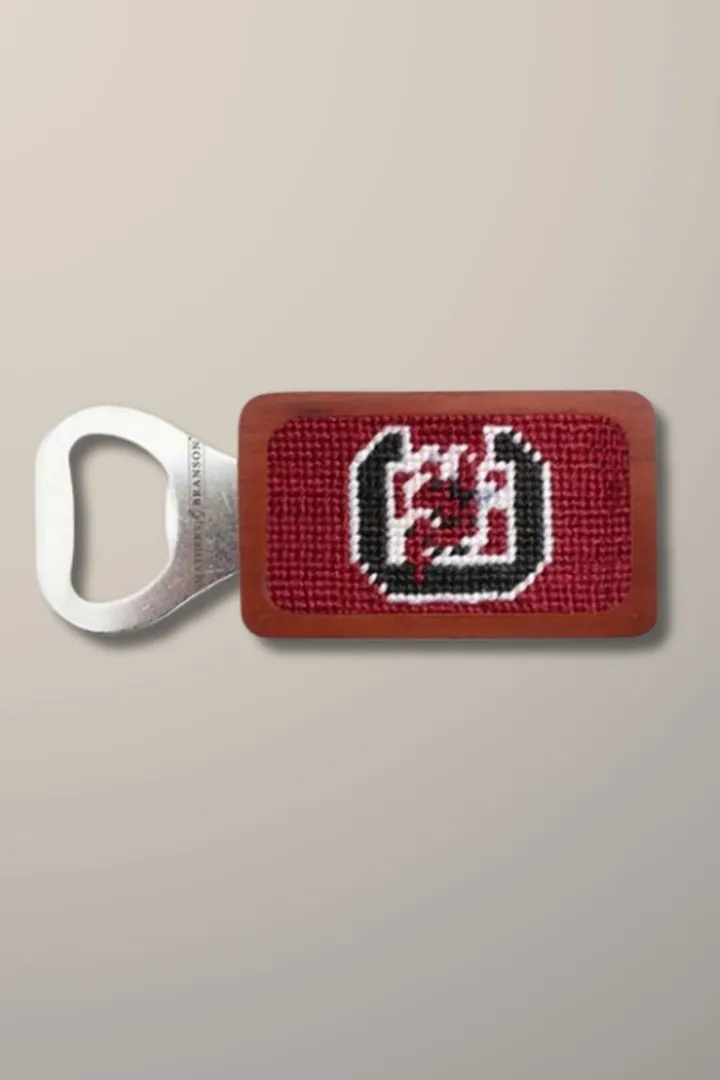 SOUTH CAROLINA BOTTLE OPENER - GARNET