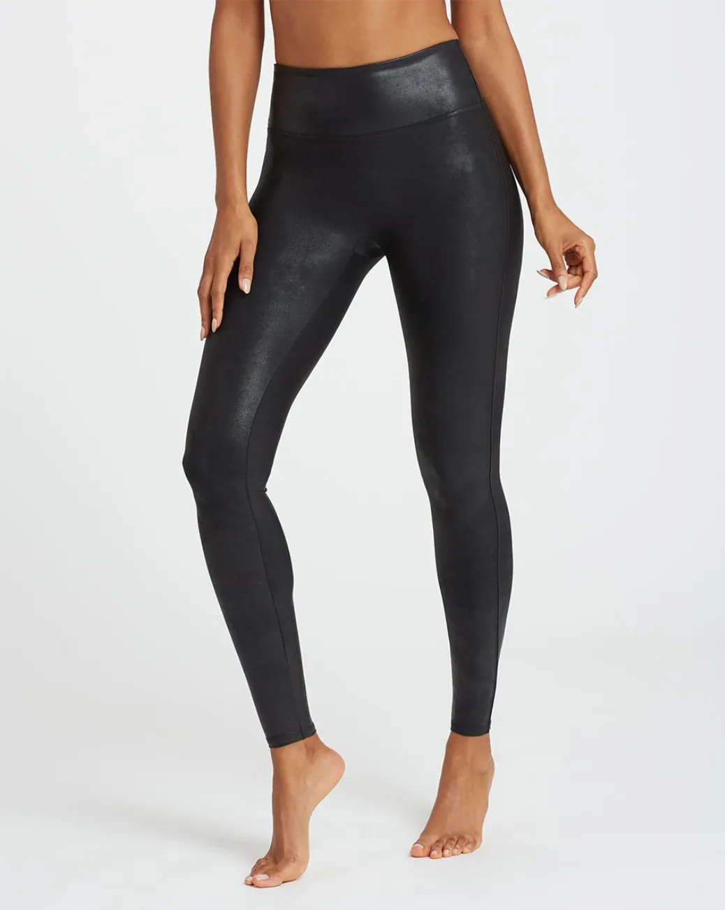 Spanx Faux Leather Legging Black Petite