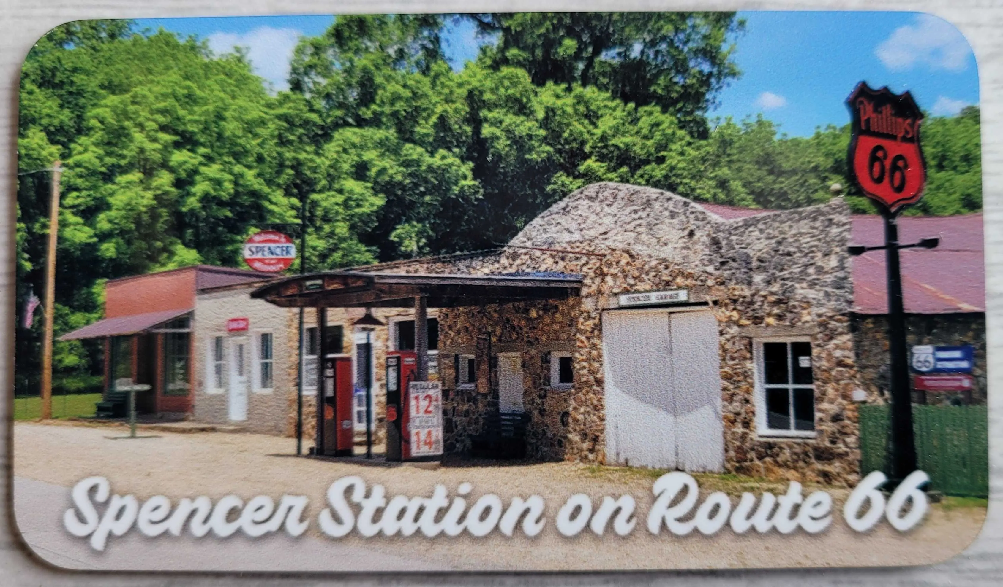 Spencer Station Magnet