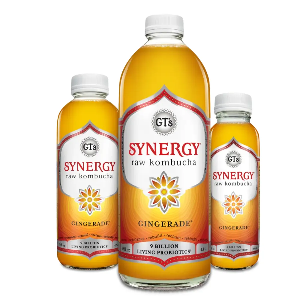 SYNERGY GINGERADE KOMBUCHA