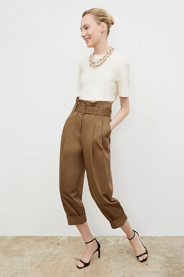 Talulah Pant - Eco Chino :: Sepia