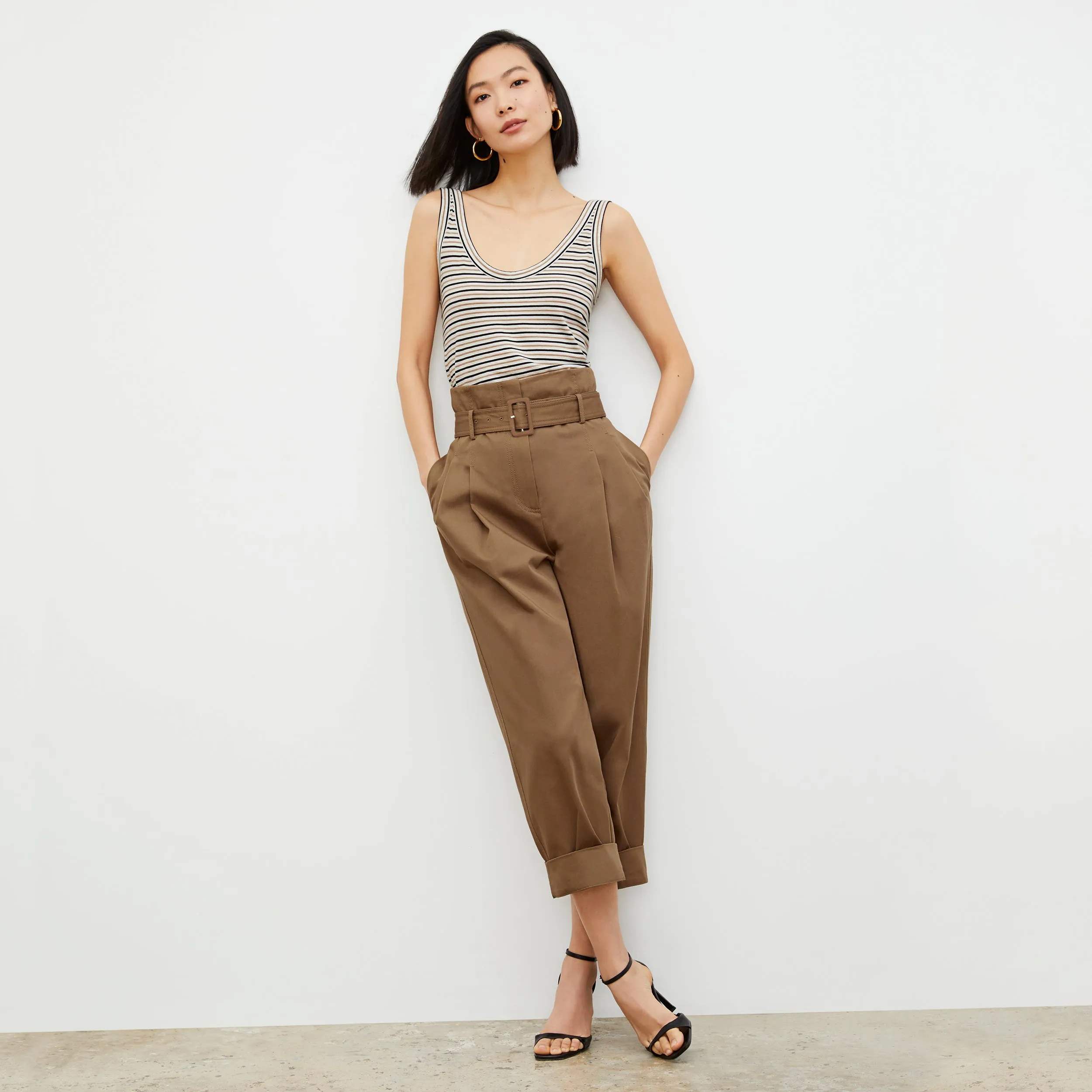 Talulah Pant - Eco Chino :: Sepia