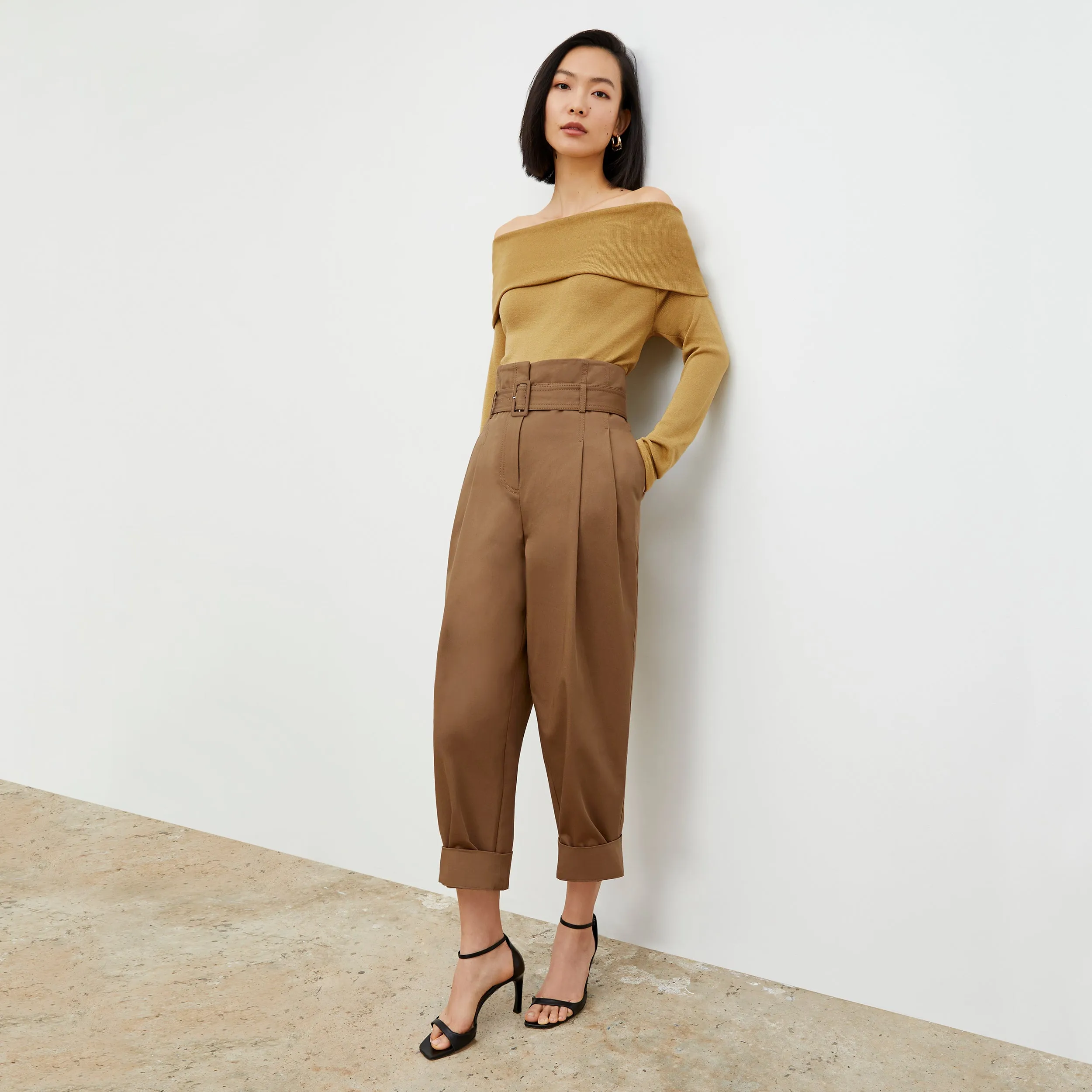 Talulah Pant - Eco Chino :: Sepia