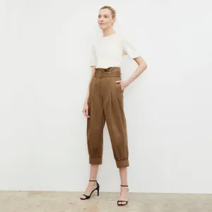 Talulah Pant - Eco Chino :: Sepia