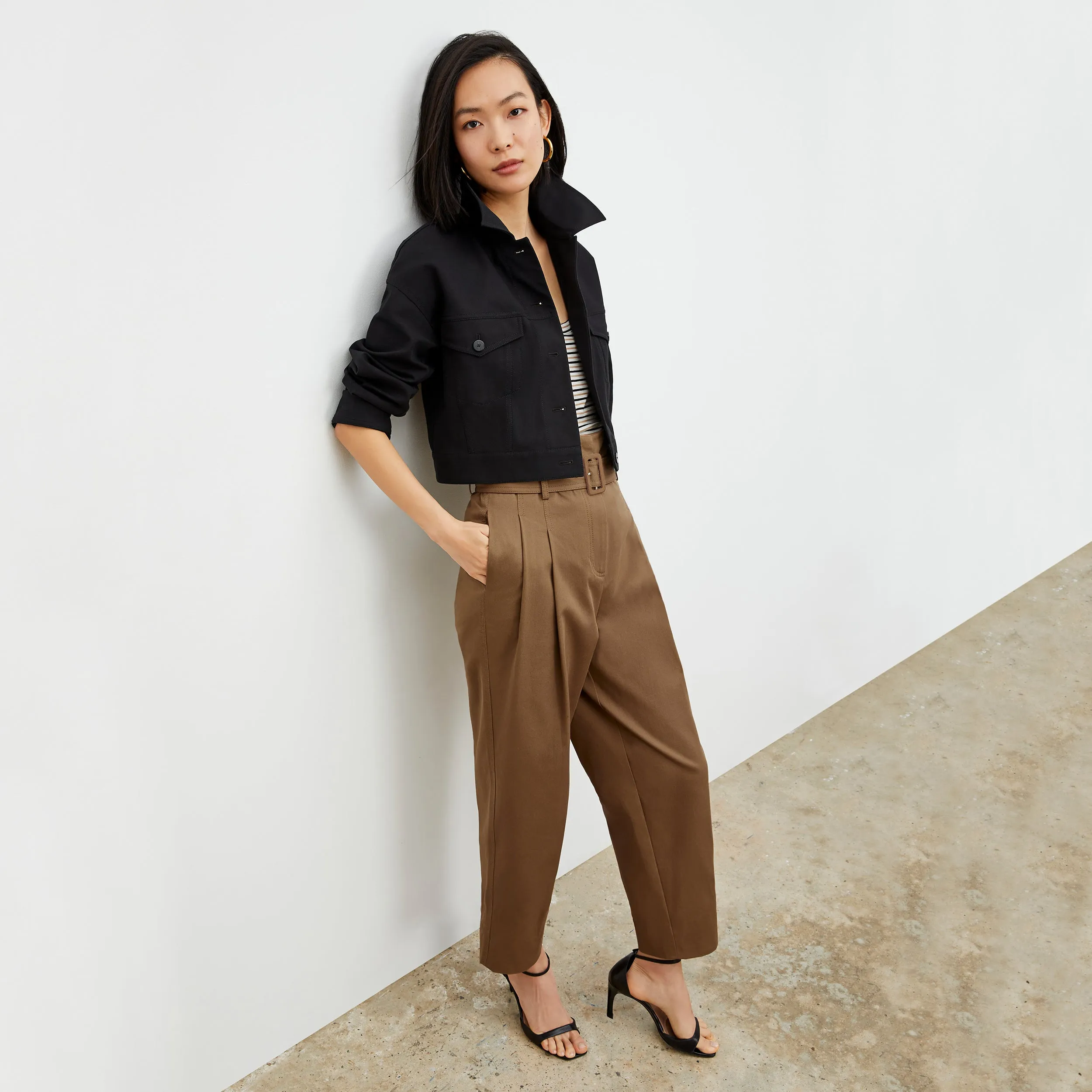 Talulah Pant - Eco Chino :: Sepia