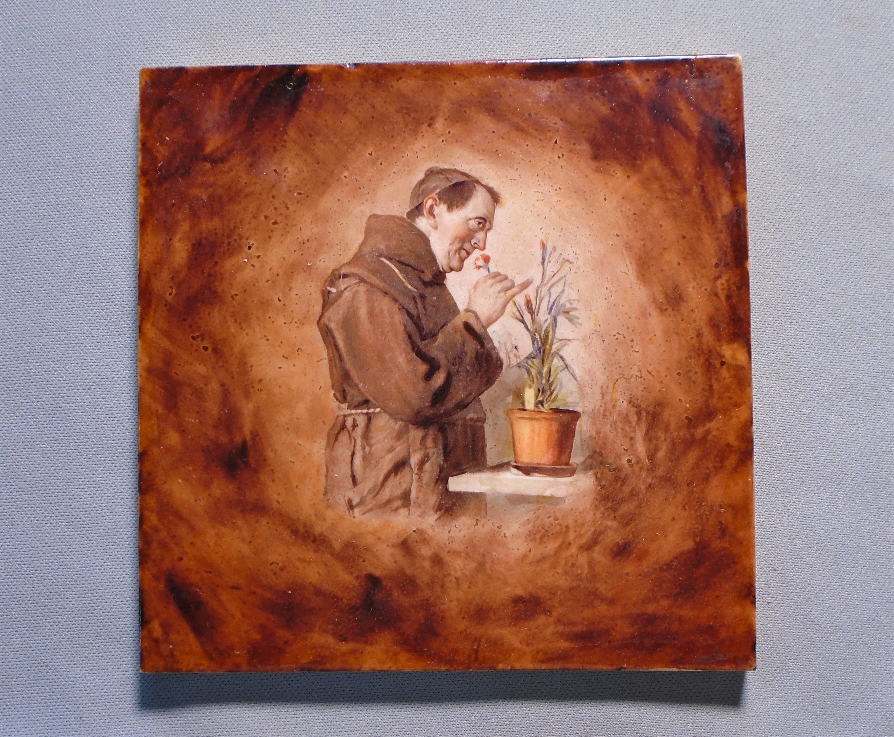 Trent Tile, Monk With a Flower