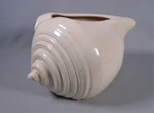 Vintage Ceramic Conch Shell Planter