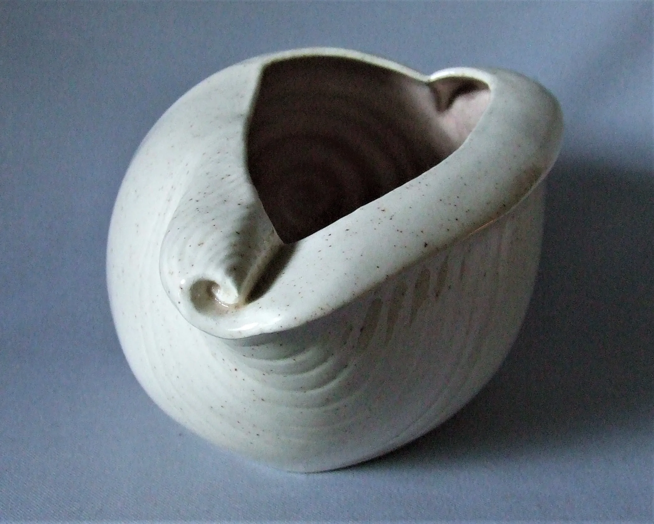 Vintage Ceramic Conch Shell Planter