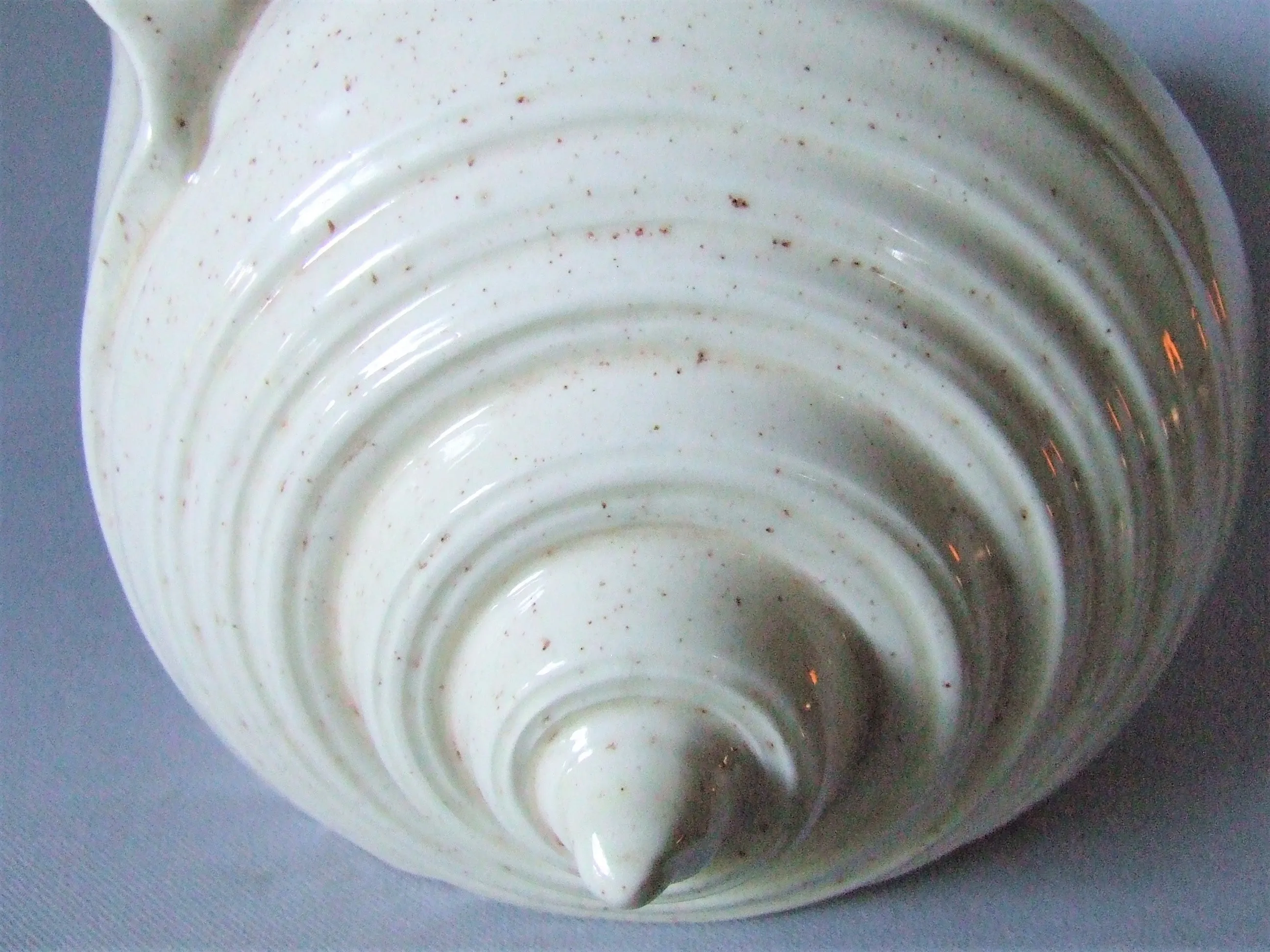 Vintage Ceramic Conch Shell Planter