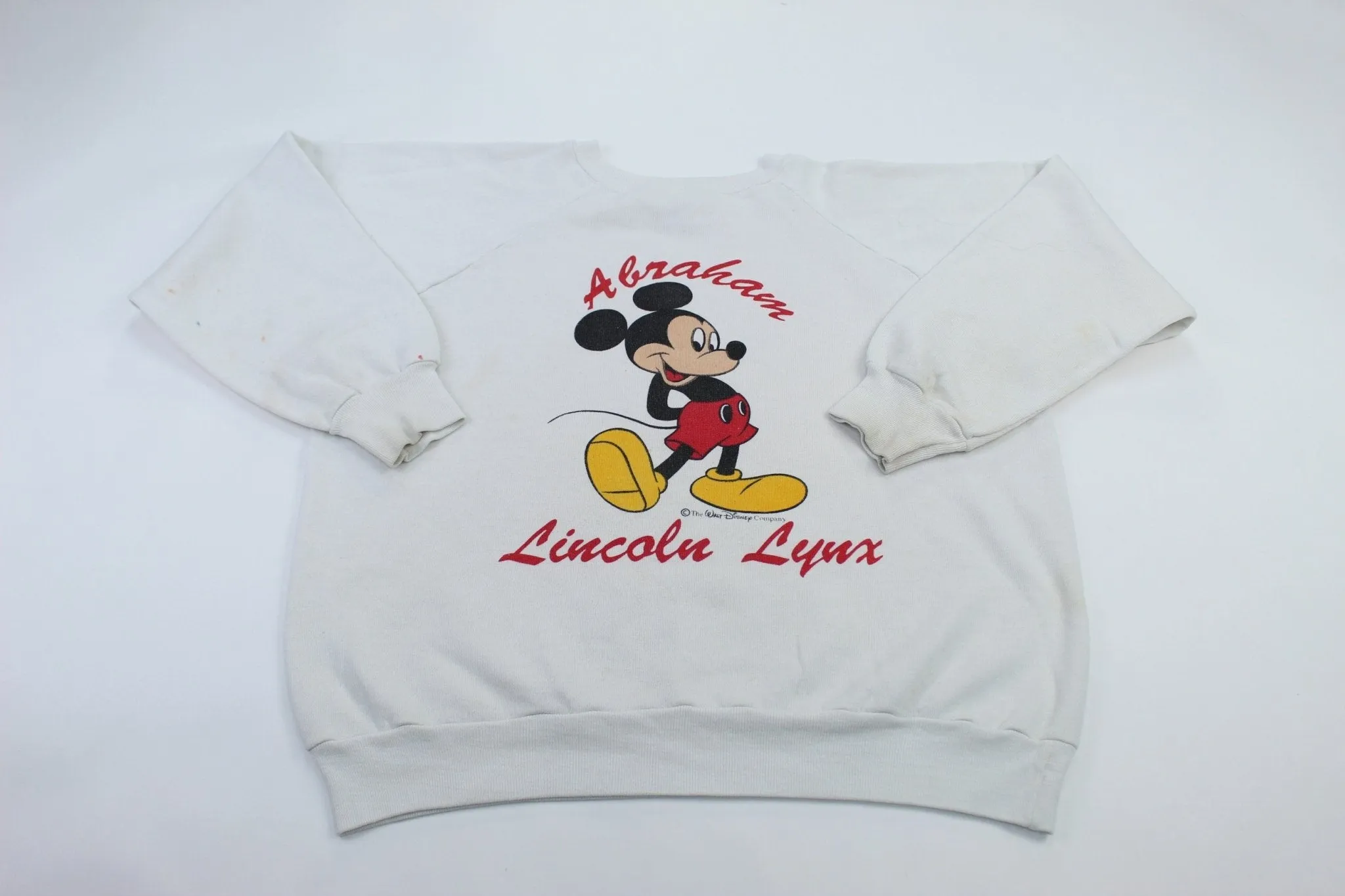 Vintage Mickey Mouse Arkansas Lincoln Lynx Sweatshirt