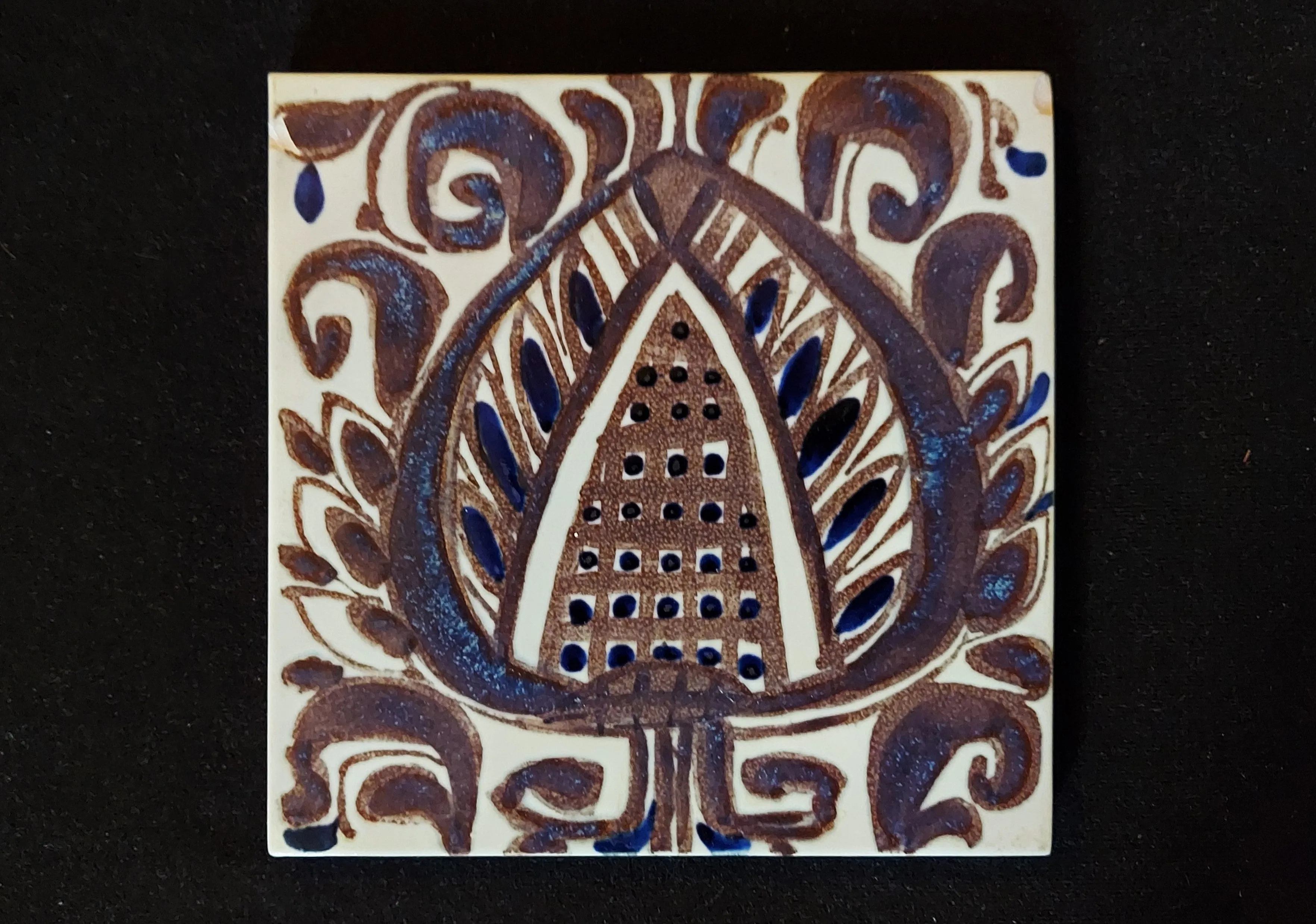 Vintage Royal Copenhagen Tile by Kari Christensen 1958