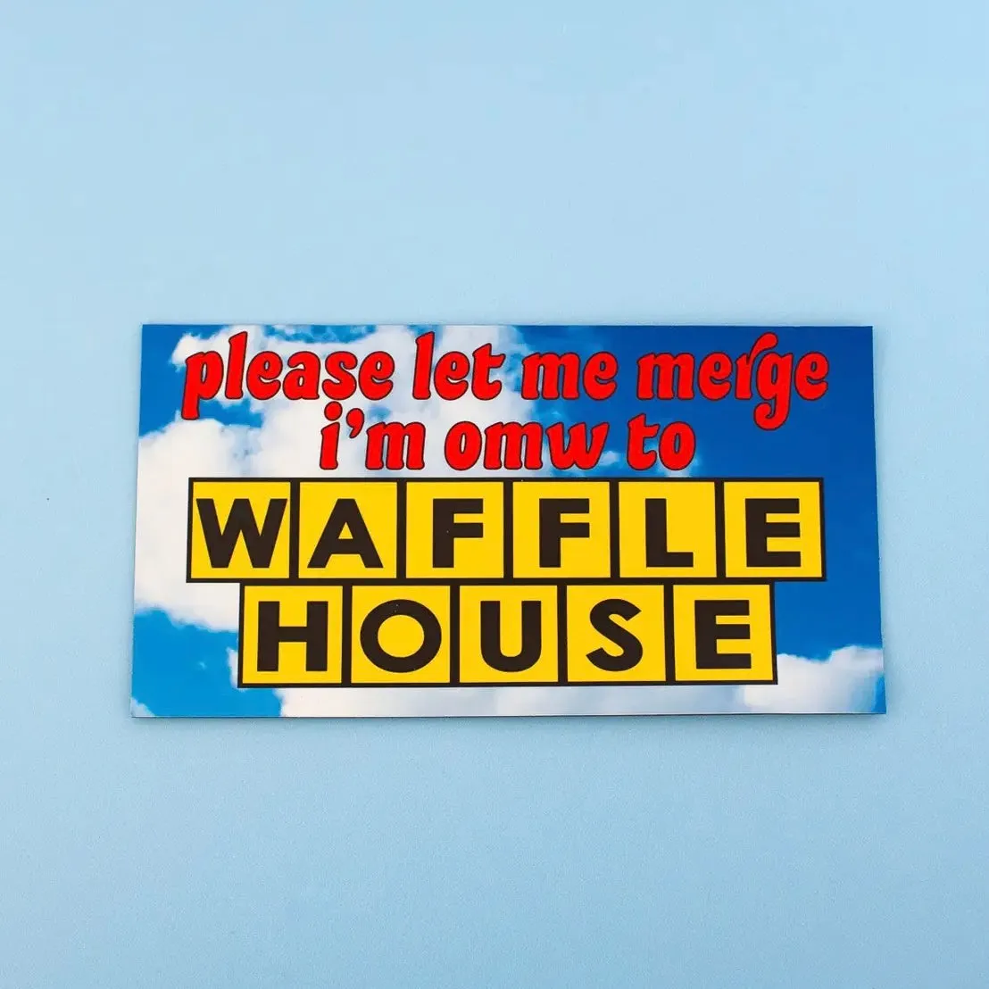 Waffle House Bumper Magnet