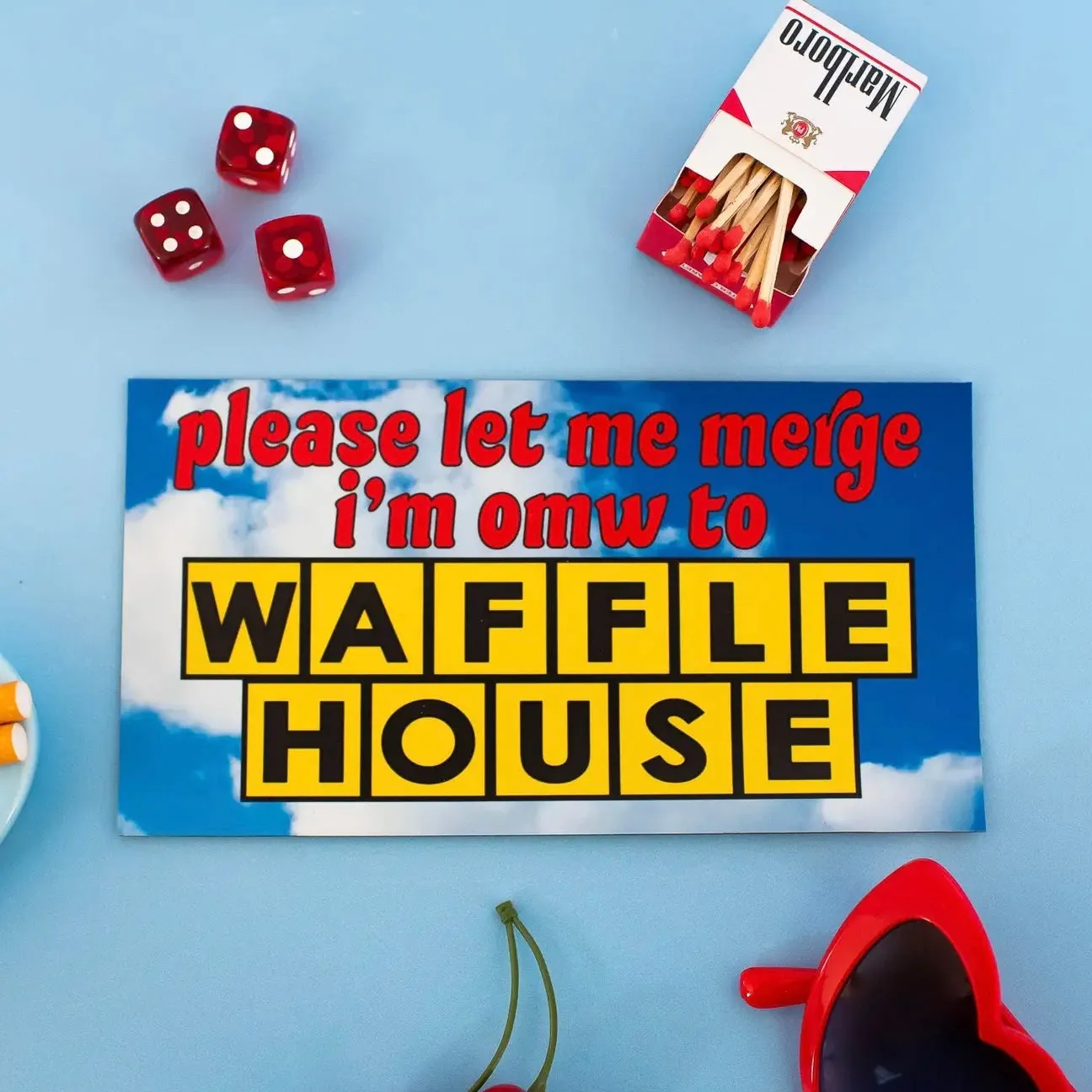 Waffle House Bumper Magnet