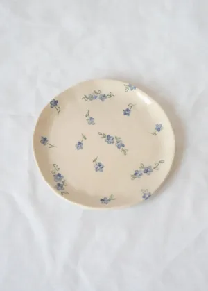 Wild flowers catchall plate