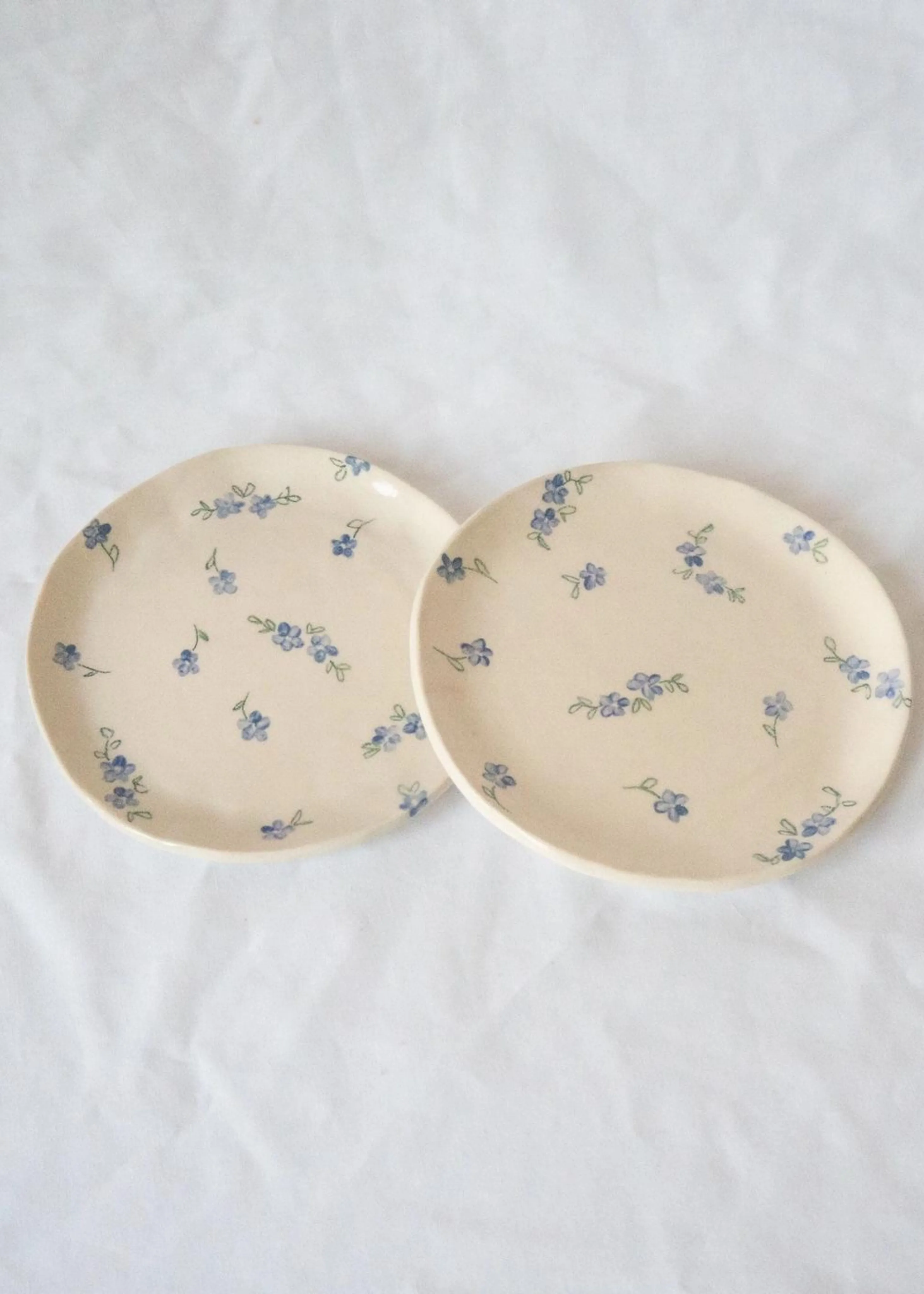 Wild flowers catchall plate