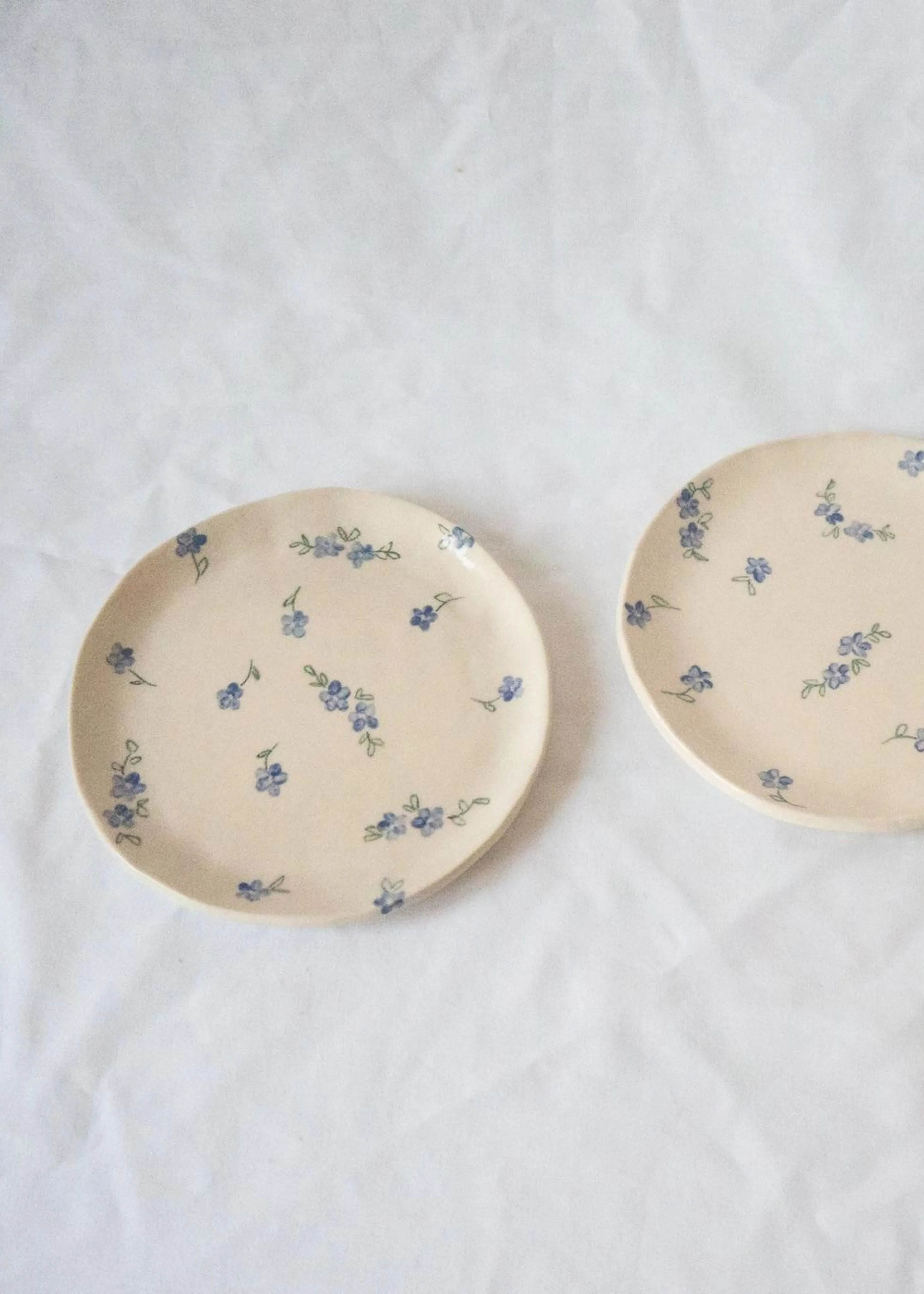 Wild flowers catchall plate