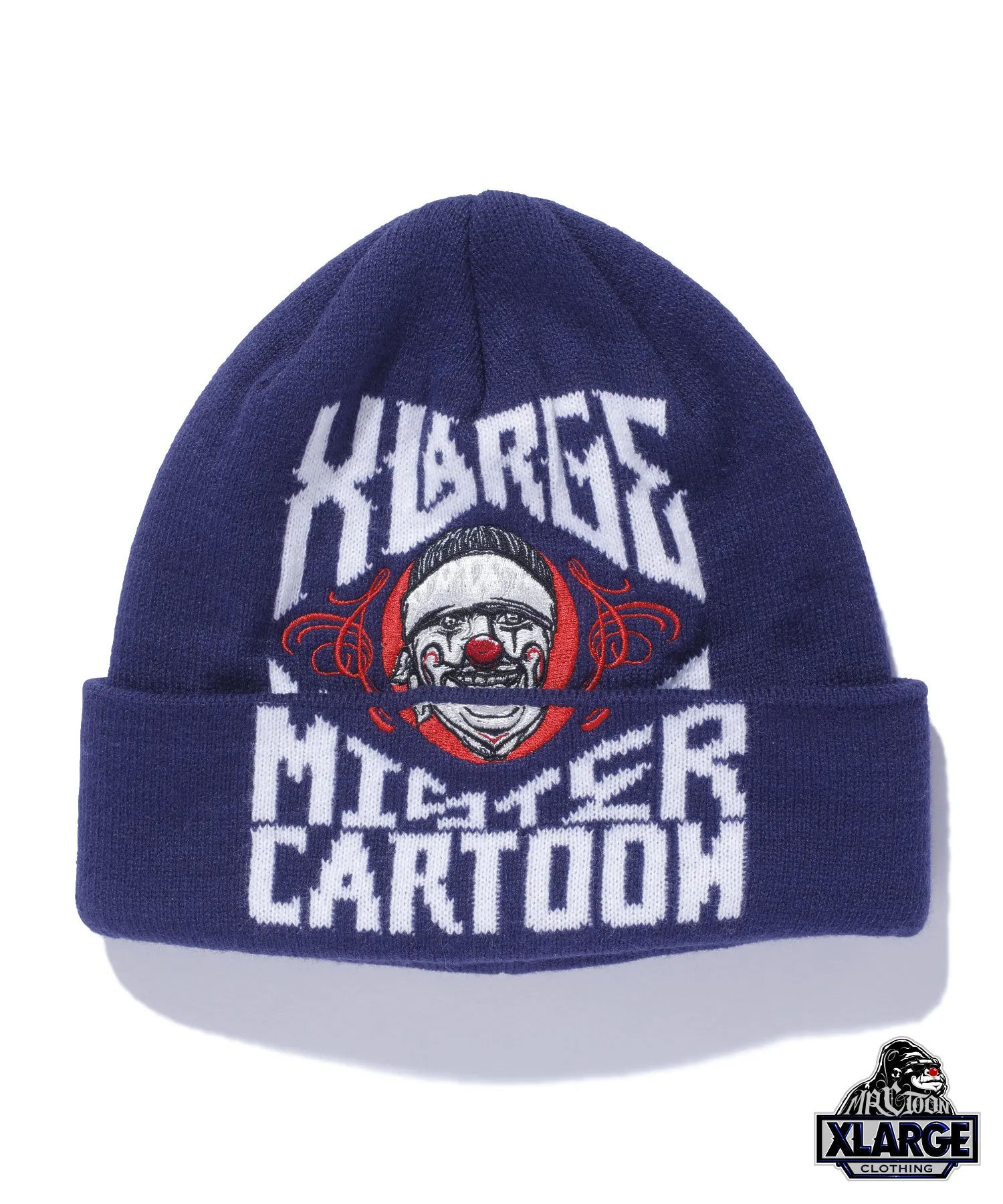 XLARGE x MR.CARTOON CUFF BEANIE